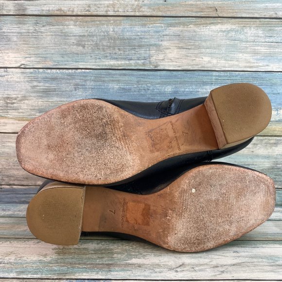 Madewell Lucien Black Leather Ankle Boots - Picture 7 of 13